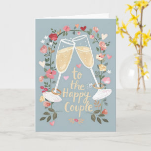 Congratulations to Happy Couple Card