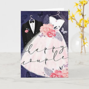 Congratulations to Happy Couple Card