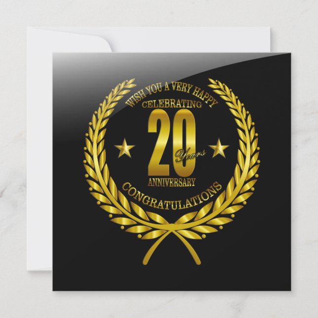 Congratulations to the 20th Anniversary (Front)