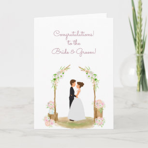 Congratulations to the Bride & Groom Card
