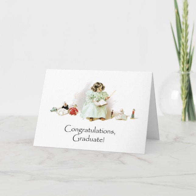 Congratulations to the Graduate Not Year-Specific Card (Front)