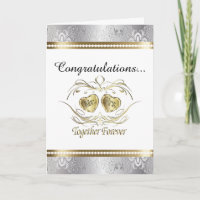 Congratulations to the Mr and Mrs Wedding Card