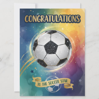 Congratulations to the Soccer Star Card