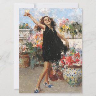 Congratulations Toast (by Vincenzo Irolli) Holiday Card