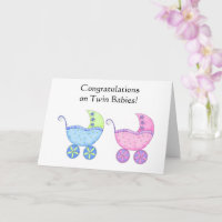 Congratulations Twin Babies Girl and Boy