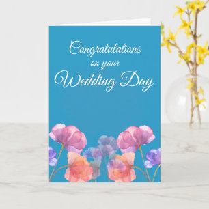 Congratulations Wedding Day Card