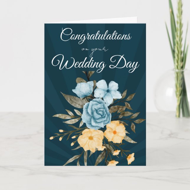 Congratulations Wedding Day card (Front)