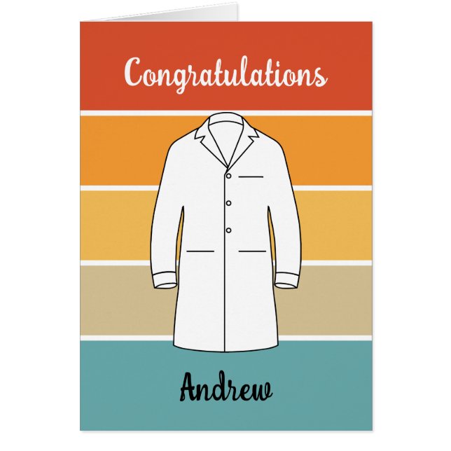 Congratulations White Coat Ceremony Doctor  (Front)