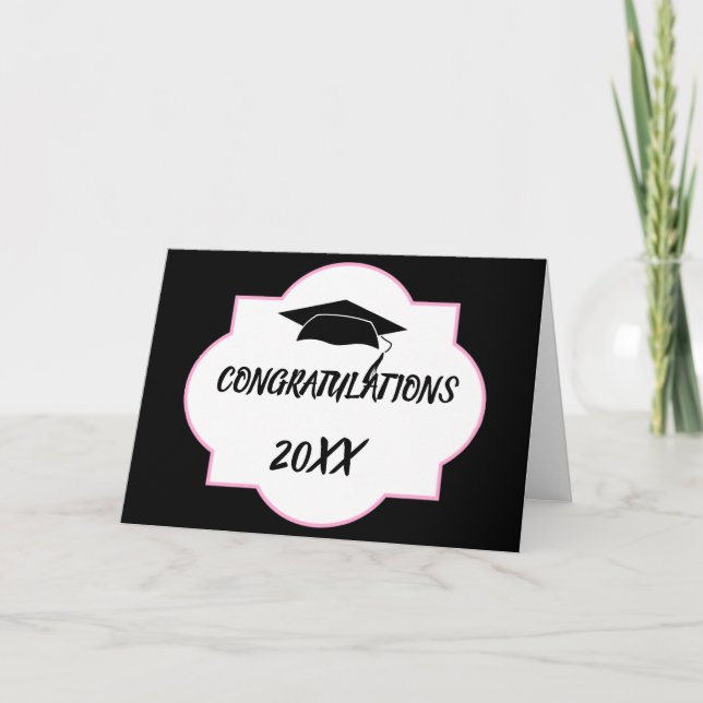 Congratulations Yearly Customise Card (Front)