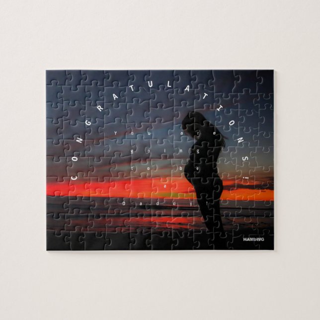 Congratulations you are going to be a daddy! jigsaw puzzle (Horizontal)