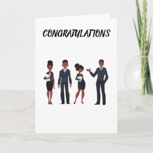 CONGRATULATIONS *YOU ARE ON YOUR WAY" CARD