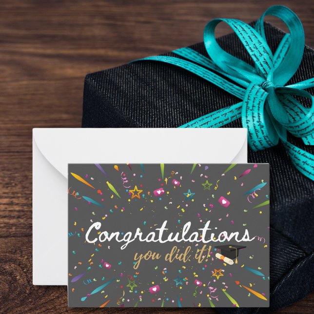 Congratulations You Did It Graduation Card (Creator Uploaded)