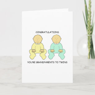 Congratulations, you're Grandparents. Card