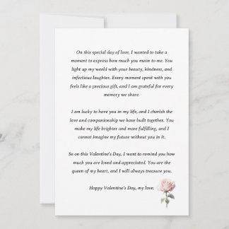 Congratulatory text for the bride, wife holiday card
