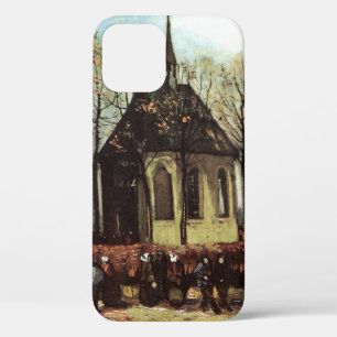 Congregation at Church, Nuenen by Vincent van Gogh iPhone 12 Case