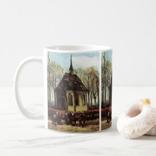 Congregation at Church, Nuenen by Vincent van Gogh Coffee Mug