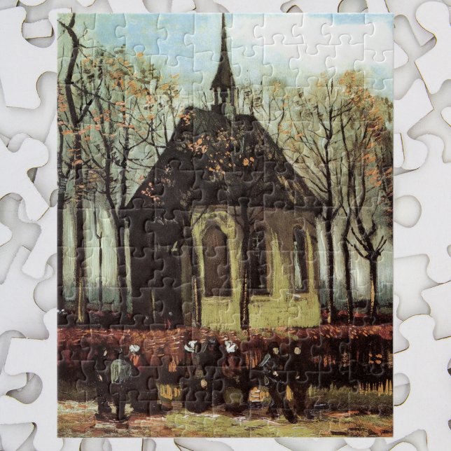 Congregation at Church, Nuenen by Vincent van Gogh Jigsaw Puzzle (Creator Uploaded)