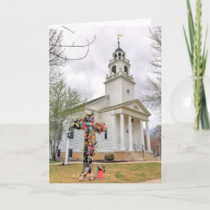 Congregational Church Hollis NH Easter Card