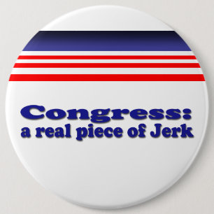 Congress 6 Cm Round Badge