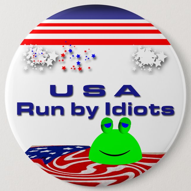 Congress 6 Cm Round Badge (Front)