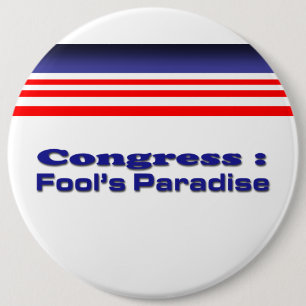 Congress 6 Cm Round Badge