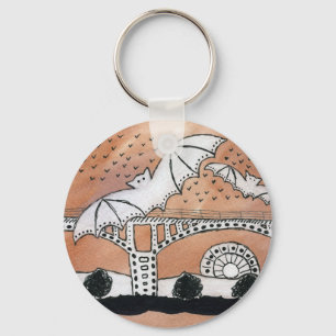 Congress Avenue Bats Key Ring