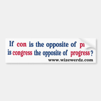 Congress-light-11x3 Bumper Sticker