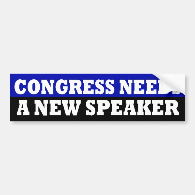 Congress Needs a New Speaker Sticker (Front)