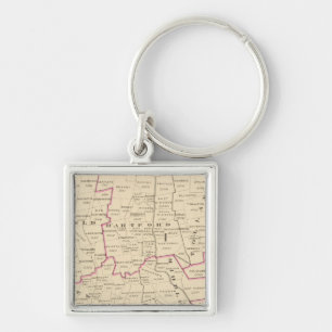 Congressional districts key ring