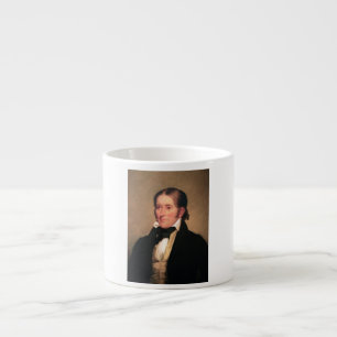 Congressman Davy Crockett by Chester Harding Espresso Cup