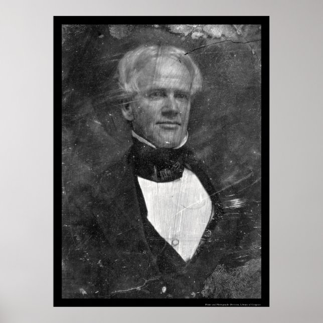 Congressman Horace Mann Daguerreotype 1846 Poster (Front)