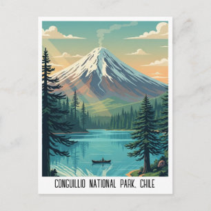 Conguillío National Park Chile Travel Postcard