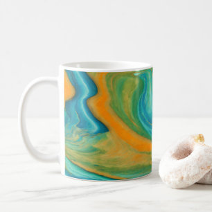 “Conil”. A Colourful Abstract Blend Coffee Mug