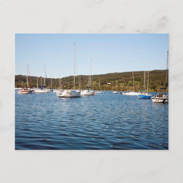Coniston Water Cumbria England Postcard (Front)