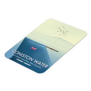 Coniston Water, lake district, England Magnet