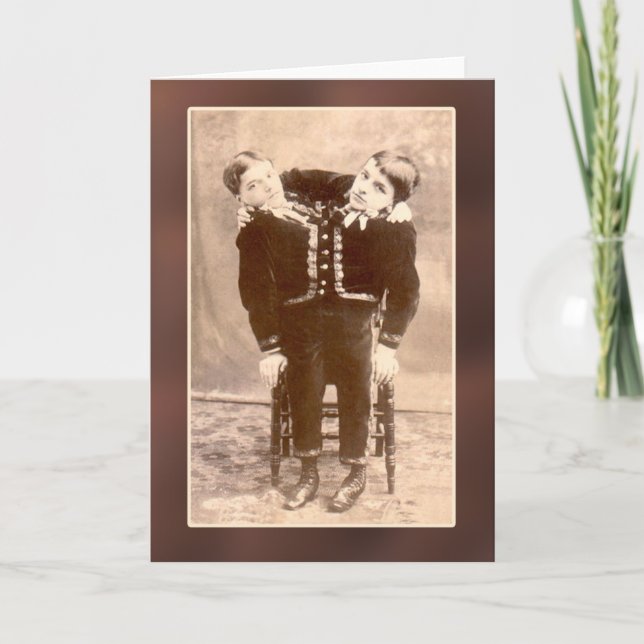 Conjoined Twins Vintage Cards and Postcards (Front)