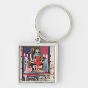 Conjugal Law, an adulterous wife appearing Key Ring
