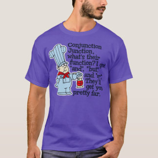 Conjunction Junction Conductor Lyrics Lts T-Shirt