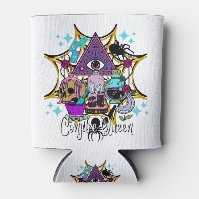 Conjure Queen Can Cooler (Front)