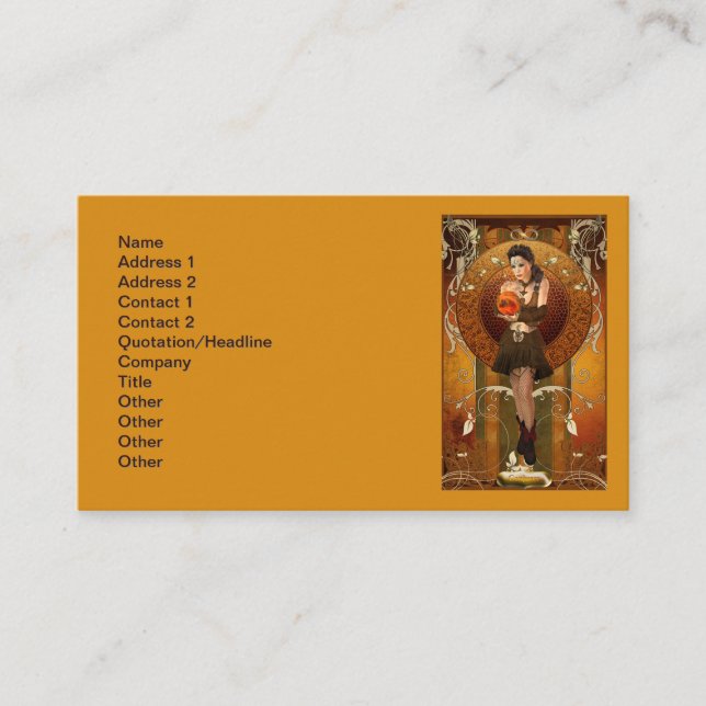 Conjurer Card Business Card (Front)