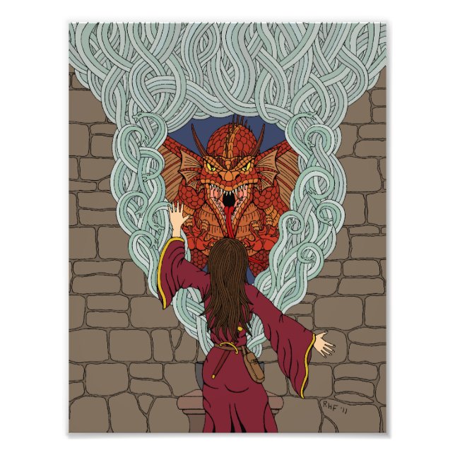 Conjuring the Dragon Photo Print (Front)