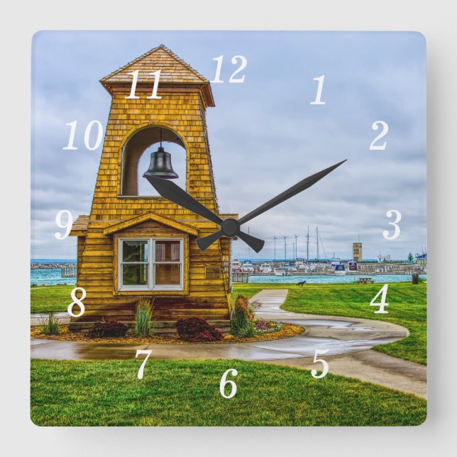Conkling Heritage Park in Macinaw City Wall Clock (Front)