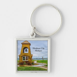 Conkling Heritage Park Mackinaw City Key Ring