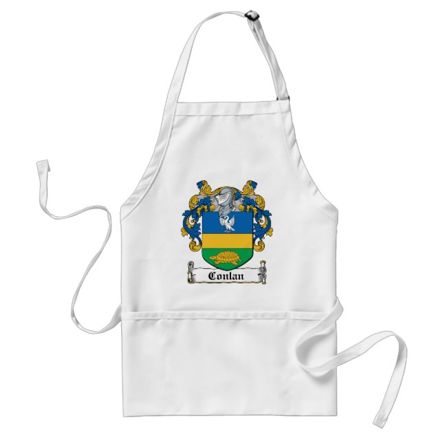 Conlan Family Crest Standard Apron (Front)