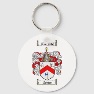 CONLEY FAMILY CREST -  CONLEY COAT OF ARMS KEY RING