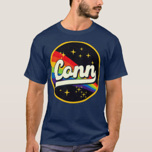 Conn Rainbow In Space Vintage Style T-Shirt