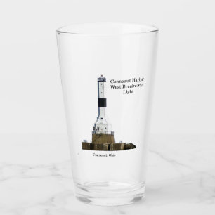 Conneaut Harbour West Breakwater Light glass