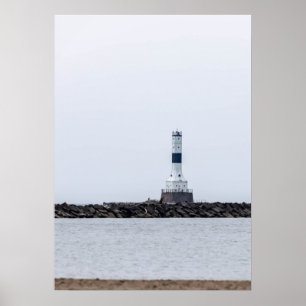 Conneaut West Breakwater Lighthouse Poster