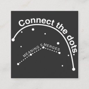 Connect_the_dots Square Business Card