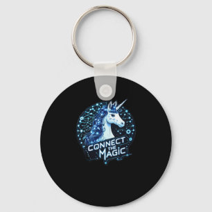 Connect The Magic Unicorn Sticker Key Ring